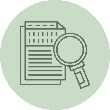 File green Circle. Vector Illustration For Web Use