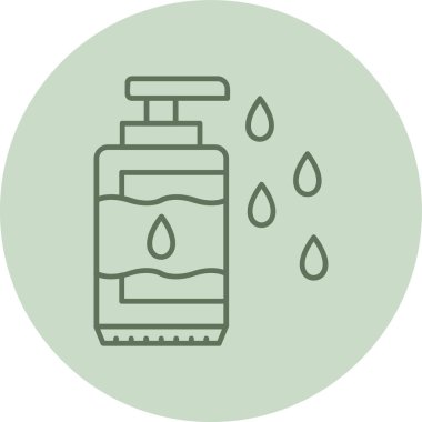 Lotion green Circle. Vector Illustration For Web Use
