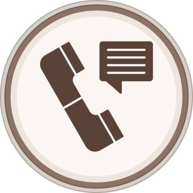 Glyph Kahverengi Çember 'i ara. Web Kullanımı için Vektör İllüstrasyonu