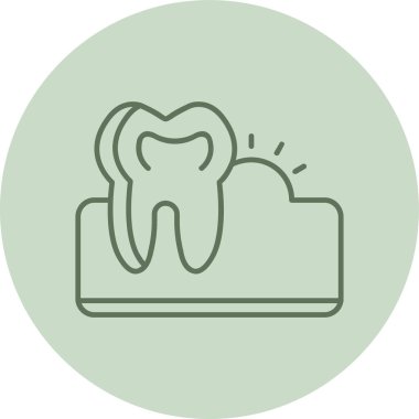 Ülser yeşili halka. Web Kullanımı için Vektör İllüstrasyonu