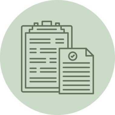 Pano yeşili daire. Web Kullanımı için Vektör İllüstrasyonu