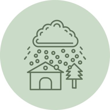 Yeşil Çember 'e selam olsun. Web Kullanımı için Vektör İllüstrasyonu