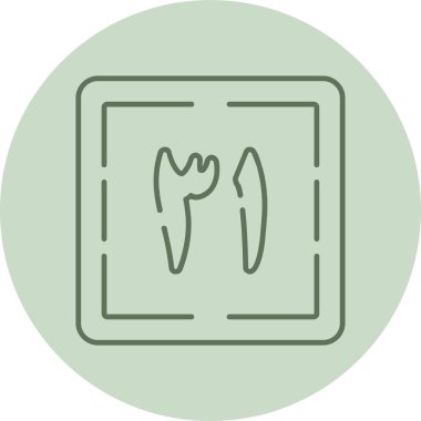 Wahid wa Thalathun yeşil çemberi. Web Kullanımı için Vektör İllüstrasyonu