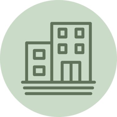 Daire yeşil daire. Web Kullanımı için Vektör İllüstrasyonu