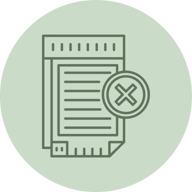 Yeşil Çember dosyası. Web Kullanımı için Vektör İllüstrasyonu