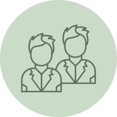 Yeşil Çember. Web Kullanımı için Vektör İllüstrasyonu