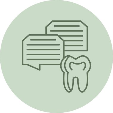 Faq green Circle. Vector Illustration For Web Use