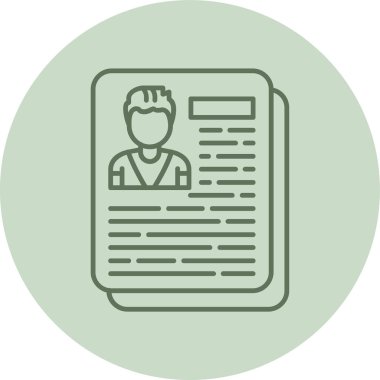 Kullanıcı Anlaşması Yeşil Çember. Web Kullanımı için Vektör İllüstrasyonu