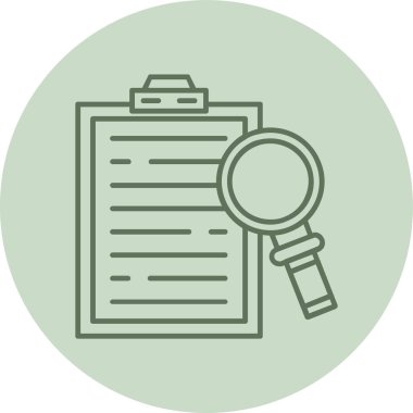 Yeşil Çember 'i okuduğunun kanıtı. Web Kullanımı için Vektör İllüstrasyonu