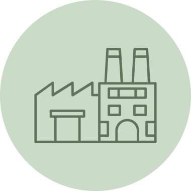 Industry green Circle. Vector Illustration For Web Use