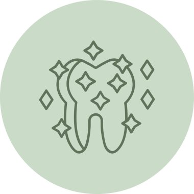 Beyazlatıcı yeşil daire. Web Kullanımı için Vektör İllüstrasyonu