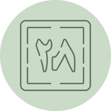 Thamaniya ve Ishrun yeşil çemberi. Web Kullanımı için Vektör İllüstrasyonu