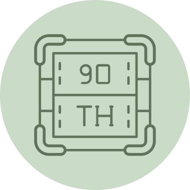 Toryum yeşili halka. Web Kullanımı için Vektör İllüstrasyonu