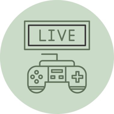 Screen green Circle. Vector Illustration For Web Use