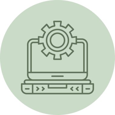 Development green Circle. Vector Illustration For Web Use