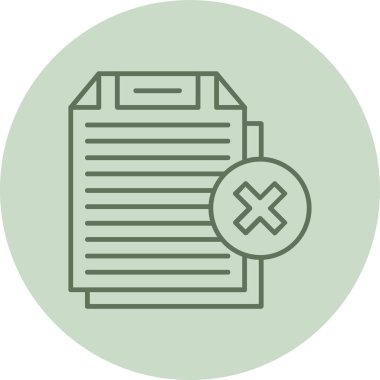 Yeşil Çember dosyası. Web Kullanımı için Vektör İllüstrasyonu