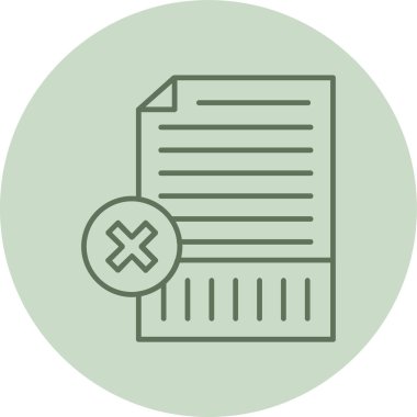 Kağıtsız yeşil daire. Web Kullanımı için Vektör İllüstrasyonu