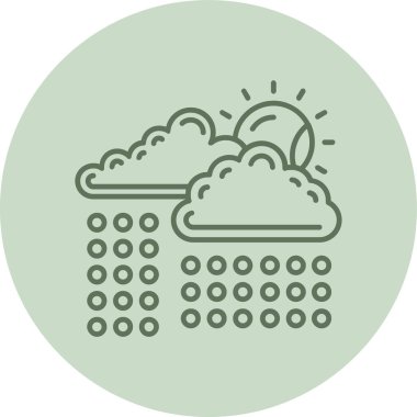 Yeşil Çember 'e selam olsun. Web Kullanımı için Vektör İllüstrasyonu