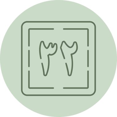 Ithnan ve Thalathun yeşil çemberi. Web Kullanımı için Vektör İllüstrasyonu