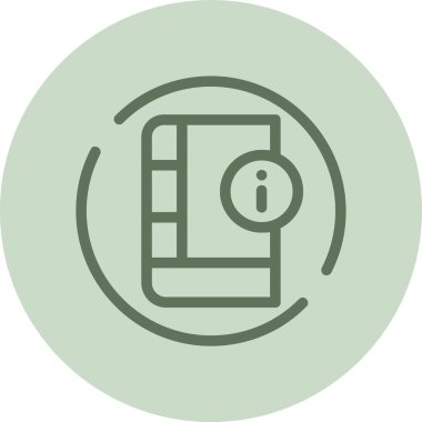 Yeşil Çember 'i yönlendir. Web Kullanımı için Vektör İllüstrasyonu