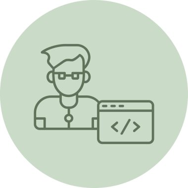 Web tasarım simgesi, vektör illüstrasyonu