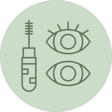 Göz simgesi vektör illüstrasyonu