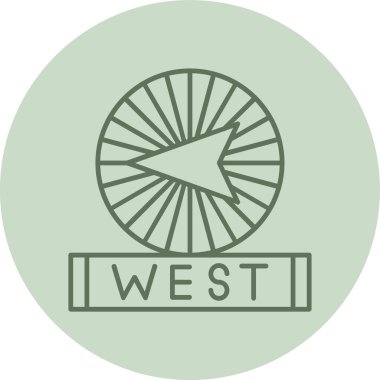 Modern bir simgenin vektör illüstrasyonu