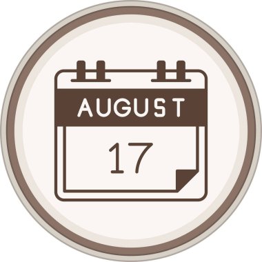 Tek takvim simgesinin vektör illüstrasyonu