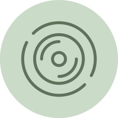 Spiral çiziminin vektör simgesi