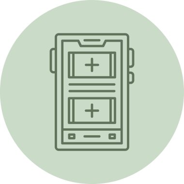 Modern b 'nin vektör illüstrasyonunda simge yok