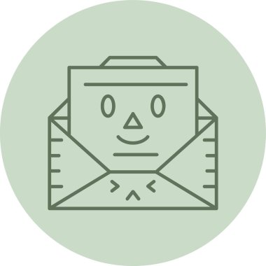 E- posta simgesi vektör illüstrasyonu