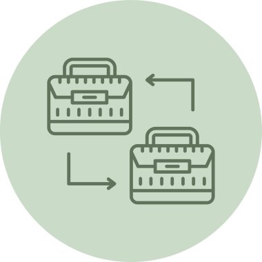 iş simgesi vektör illüstrasyonu