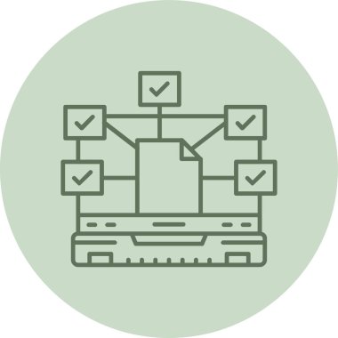 seo modern simgesinin vektör illüstrasyonu