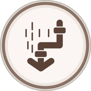 Modern bir simgenin vektör illüstrasyonu