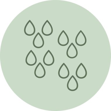 su damlaları vektör simgesi