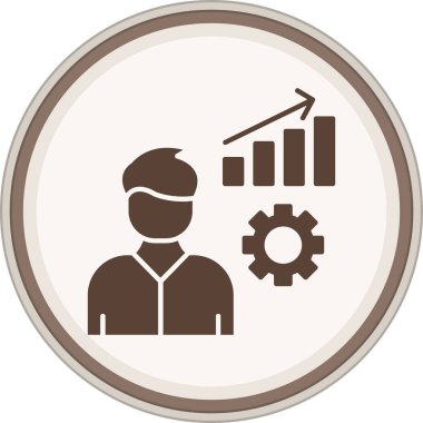 iş simgesi vektör illüstrasyonu