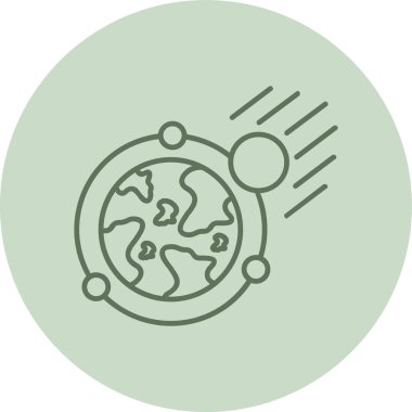 genel ağ simgesi, vektör illüstrasyonu