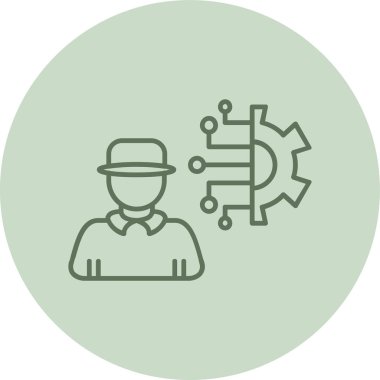 seo modern simgesinin vektör illüstrasyonu