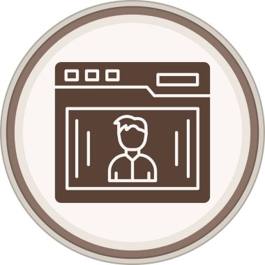 seo modern simgesinin vektör illüstrasyonu