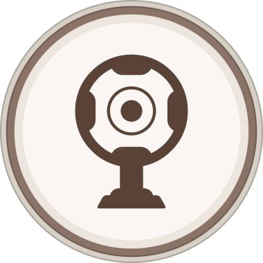 CD mi? Web simgesi basit illüstrasyon