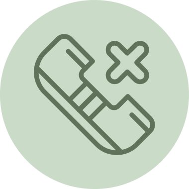 Modern b 'nin vektör illüstrasyonunda simge eksikliği tıbbi termometresi