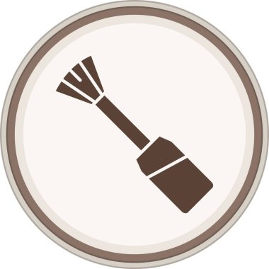 Beyaz arkaplandaki bahçe tırmığının vektör çizimi