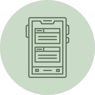 Moda düz dizaynında vektör seo simgesi