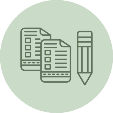 belge simgesi vektör illüstrasyonu