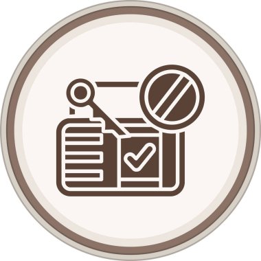 Belge simgesinin vektör illüstrasyonu