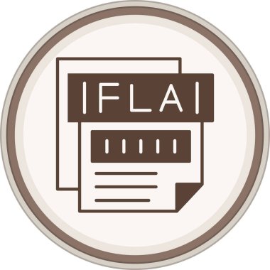 Modern bir simgenin vektör illüstrasyonu