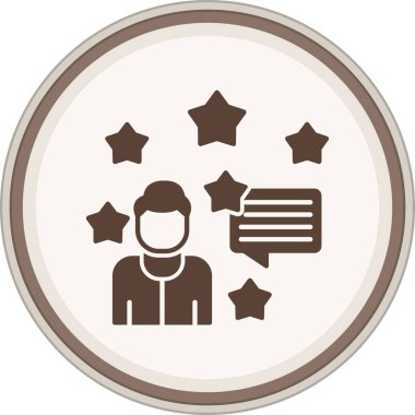 Bir yıldız simgesinin vektör illüstrasyonu