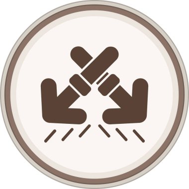 el simgesi vektör illüstrasyonu