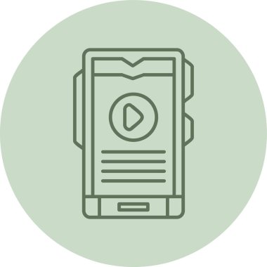 çevrimiçi oyuncu vektör simgesi