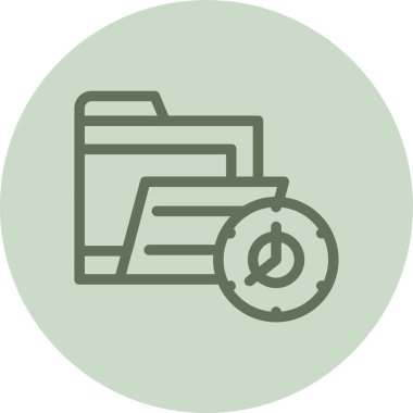 Para simgesinin vektör illüstrasyonu